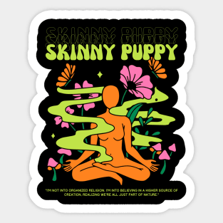 Skinny Puppy // Yoga Sticker